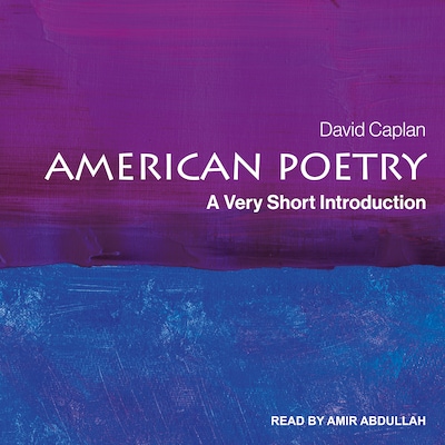 American Poetry – omslag til lydbogen af David Caplan