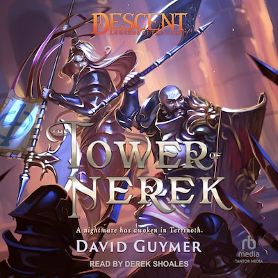 The Tower of Nerek – omslag til lydbogen af David Guymer