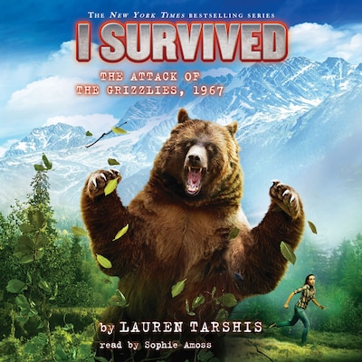 I Survived the Attack of the Grizzlies, 1967 - I Survived 17 (Unabridged) – omslag til lydbogen af Lauren Tarshis
