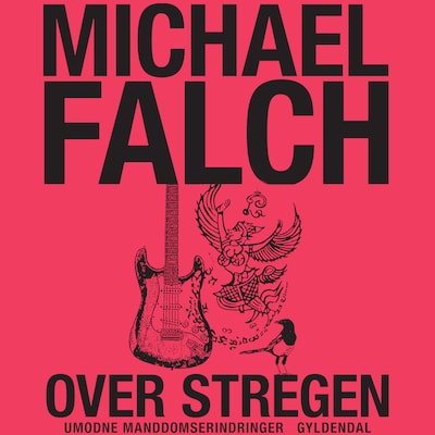 Over stregen – omslag til lydbogen af Michael Falch