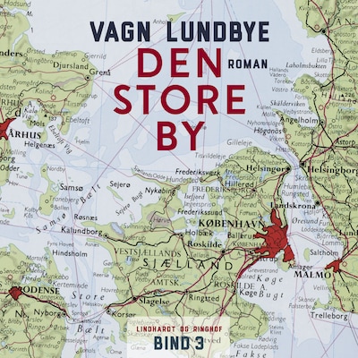 Den store by – omslag til lydbogen af Vagn Lundbye