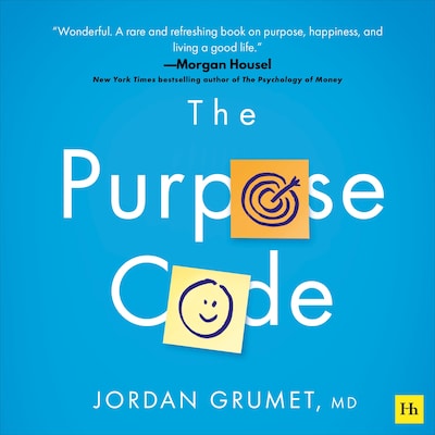 The Purpose Code – omslag til lydbogen af Jordan Grumet