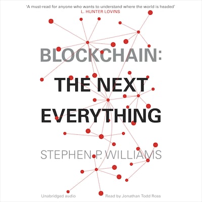 Blockchain – omslag til lydbogen af Stephen P Williams