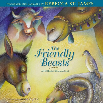 Friendly Beasts – omslag van het luisterboek van Rebecca St. James