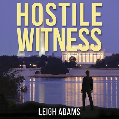 Hostile Witness – omslag til lydbogen af Leigh Adams