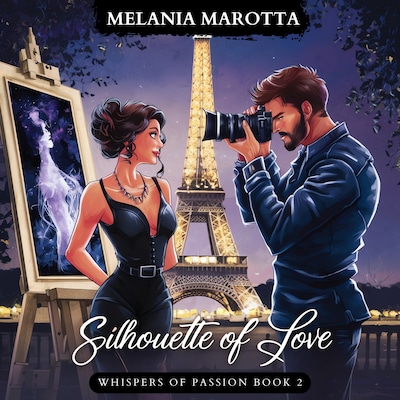 Silhouette of Love – omslag till ljudboken av Melania Marotta