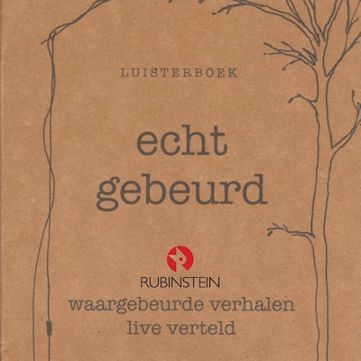 Echt Gebeurd – omslag van het luisterboek van Paulien Cornelisse, Micha Wertheim