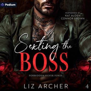 Sexting the Boss: Forbidden Silver Foxes, Book 4 – omslag till ljudboken av Liz Archer
