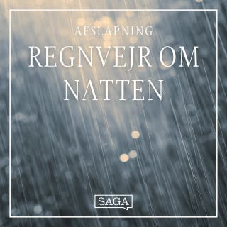 Regnvejr om natten - Lyde til søvn og ro – omslag til lydbogen af Rasmus Broe