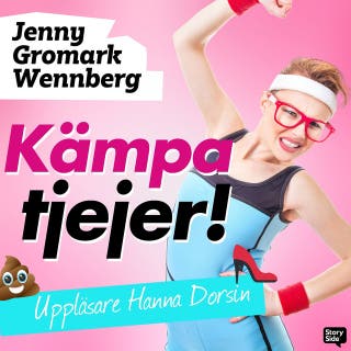 Kämpa tjejer! – omslag till ljudboken av Jenny Gromark Wennberg