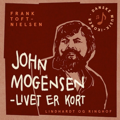 John Mogensen – livet er kort – omslag til lydbogen af Frank Toft-Nielsen