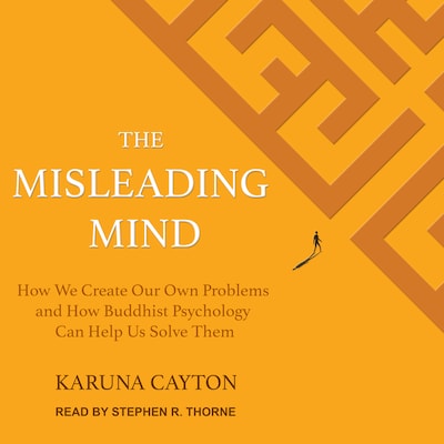 The Misleading Mind – omslag til lydbogen af Karuna Cayton