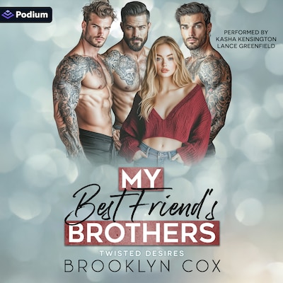My Best Friend's Brothers – omslag til lydbogen af Brooklyn Cox