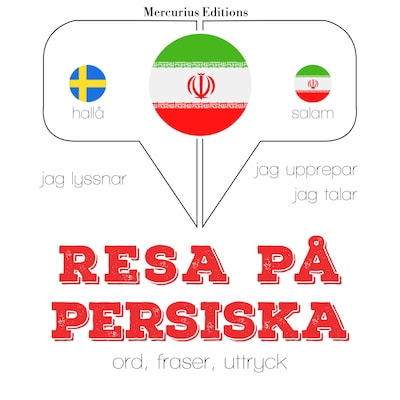 Att resa på persiska – omslag till ljudboken av JM Gardner