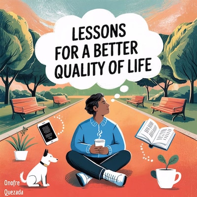 Lessons  For A Better Quality Of Life – omslag til lydbogen af Onofre Quezada