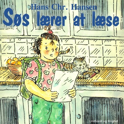 Søs lærer at læse – omslag til lydbogen af Hans Christian Hansen