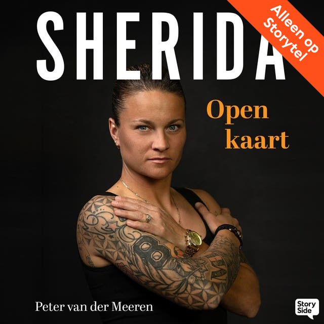 Sherida - open kaart: Open kaart – omslag van het luisterboek van Peter van der Meeren