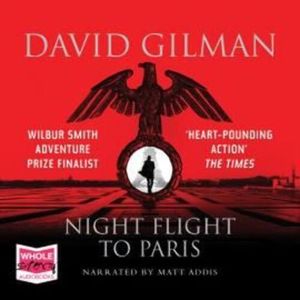 Night Flight to Paris – okładka audiobooka, autor David Gilman