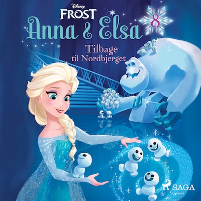 Frost - Anna og Elsa 8 - Tilbage til Nordbjerget – omslag til lydbogen af Disney