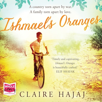 Ishmael's Oranges – omslag til lydbogen af Claire Hajaj