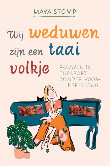 Wij weduwen zijn een taai volkje: Rouwen is topsport zonder voorbereiding – omslag van het luisterboek van Maya Stomp