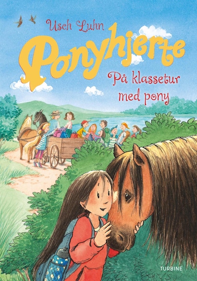 Ponyhjerte – På klassetur med pony – omslag til lydbogen af Usch Luhn