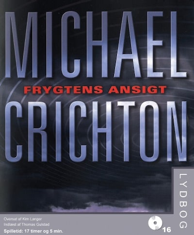 Frygtens Ansigt – omslag til lydbogen af Michael Crichton