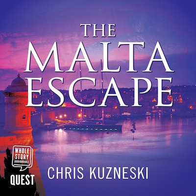 The Malta Escape – omslag til lydbogen af Chris Kuzneski