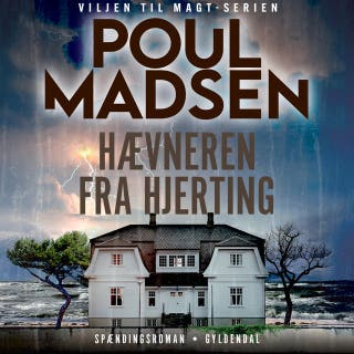 Hævneren fra Hjerting – omslag til lydbogen af Poul Madsen