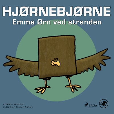 Hjørnebjørne 29 - Emma Ørn ved stranden – omslag til lydbogen af Niels Valentin