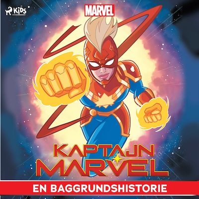 Kaptajn Marvel – En Baggrundshistorie – omslag til lydbogen af Marvel
