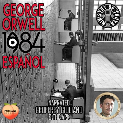 George Orwell 1984 Español – omslag til lydbogen af George Orwell