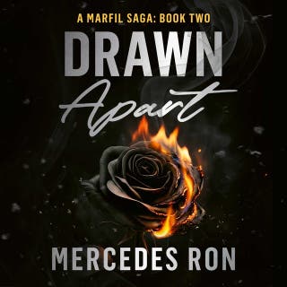 Drawn Apart: The Romantic Suspense Sequel with a Bodyguard Hero, Second Chance Love and Dangerous Obsession – omslag till ljudboken av Mercedes Ron