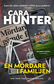 En mördare i familjen – omslag till ljudboken av Cara Hunter