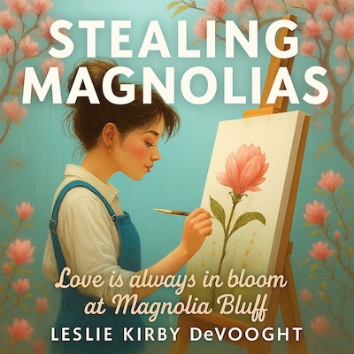 Stealing Magnolias – omslag til lydbogen af Leslie Kirby DeVooght