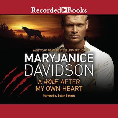 A Wolf After My Own Heart – omslag til lydbogen af MaryJanice Davidson