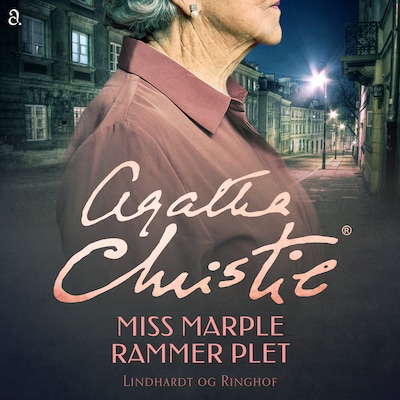 Miss Marple rammer plet – omslag til lydbogen af Agatha Christie