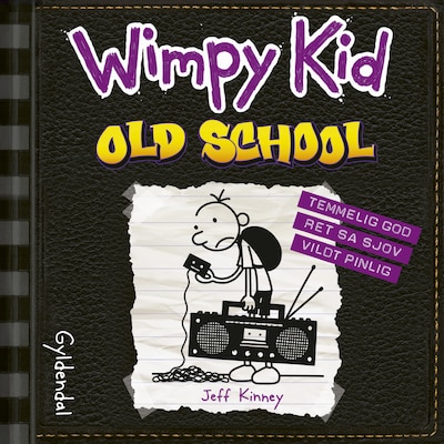Wimpy Kid 10 - Old School – omslag til lydbogen af Jeff Kinney