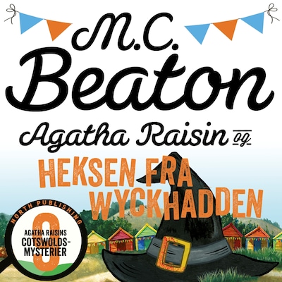 Agatha Raisin og heksen fra Wyckhadden – omslag til lydbogen af M.C. Beaton