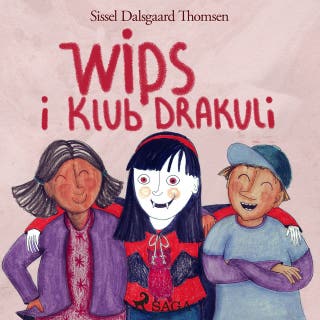Wips i Klub Drakuli – okładka audiobooka, autor Sissel Dalsgaard Thomsen