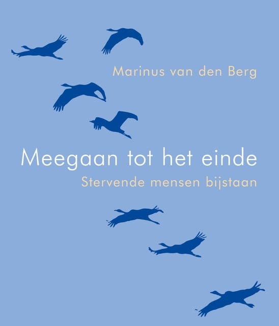 Meegaan tot het einde: stervende mensen bijstaan. over de laatste dagen, nachten en uren – omslag van het luisterboek van Marinus van den Berg
