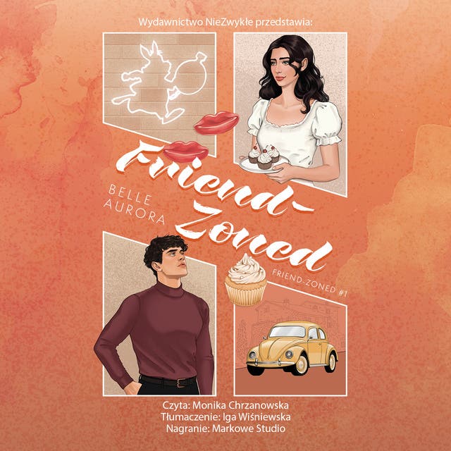 Friend-Zoned (wznowienie) – okładka audiobooka, autor Belle Aurora