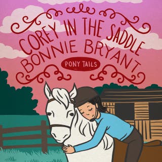 Corey in the Saddle – omslag till ljudboken av Bonnie Bryant