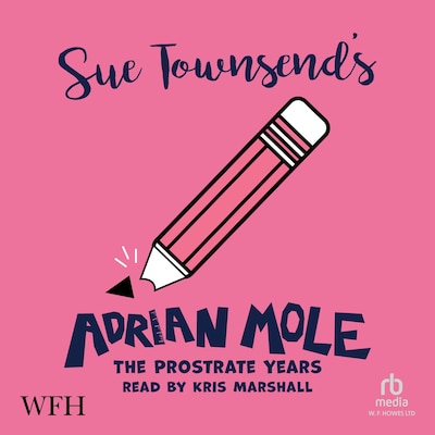 Adrian Mole: The Prostrate Years – omslag til lydbogen af Sue Townsend