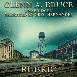Rubric: A Taut Crime Thriller – omslag till ljudboken av Glenn A. Bruce