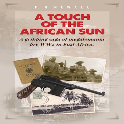 A  Touch of the African Sun – omslag til lydbogen af P. H. Newall