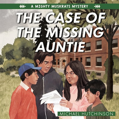 The Case of the Missing Auntie – okładka audiobooka, autor Michael Hutchinson
