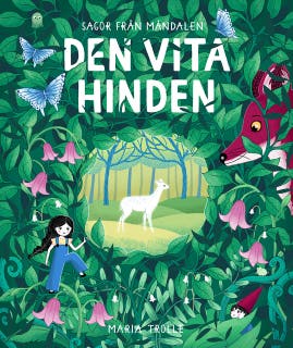 Den vita hinden – omslag till ljudboken av Maria Trolle