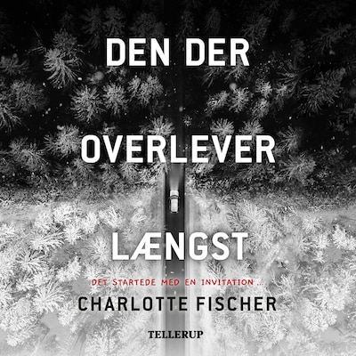 Snowboarder #2: Den der overlever længst – omslag til lydbogen af Charlotte Fischer