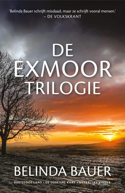 De Exmoor-trilogie: Rusteloos land, De duistere kant, Verdiende loon – omslag van het luisterboek van Belinda Bauer